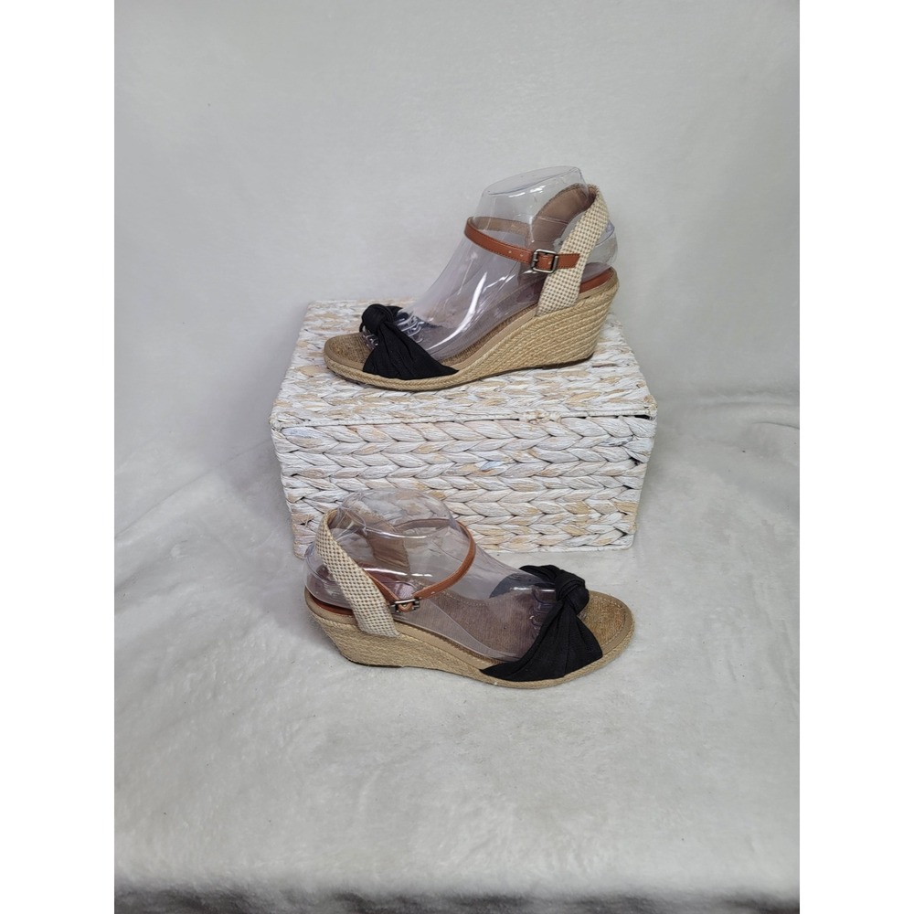 Lucky Brand Y2K Wedge Espadrilles Sandals Bohemian Resortwear Vacation Size 8‎ B